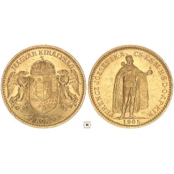 Ferenc József 20 korona 1905 KB